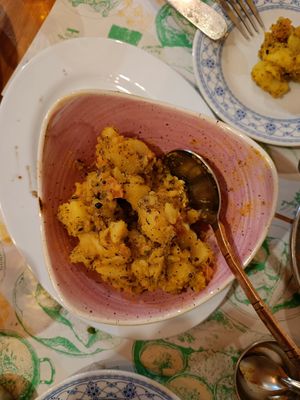 Mashed potatoes (super delicious) at Aashirwad in Kanazawa