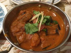 Aloo Baigan - potato’s and eggplant  at Aashirwad in Kanazawa