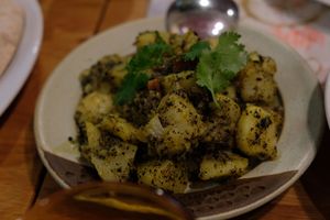 Nepali potatoes at Aashirwad in Kanazawa