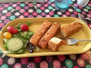 tofu chicken wings at Bluegrass Kitchen in Charleston