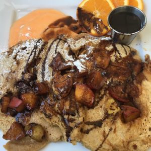 Crepes at Vegano in Montreal