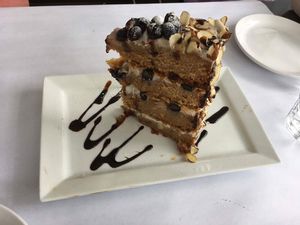 cakes are HUGE at Vegano in Montreal