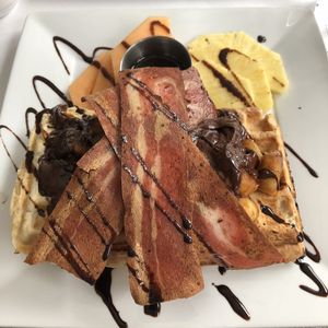 Gaufres munchies at Vegano in Montreal