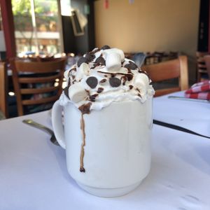 Chocolat chaud at Vegano in Montreal