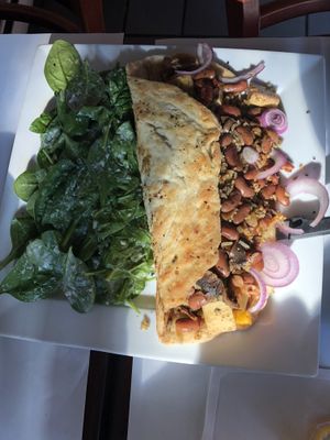 Perfect burrito  at Vegano in Montreal