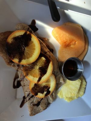 Crepes are amazing! Sweet and tasty  at Vegano in Montreal