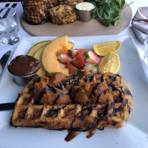 Gaufres Pumpkin Spice at Vegano in Montreal