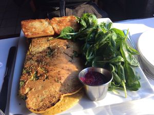 Omelette  at Vegano in Montreal