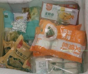 Frozen food at Veggie Smart - San Po Kong in Kowloon