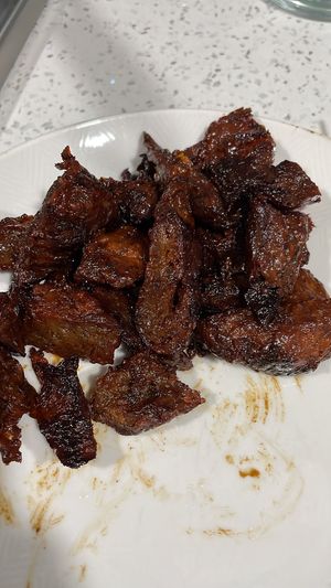 the 紅燒肉 re-heatable lunch box at Veggie Smart - San Po Kong in Kowloon