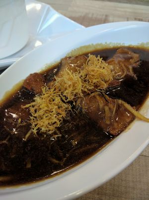 Sesame Ginger Chicken
- Loved this, the way the ginger was used in different ways and still didn't overpower the fragrant sesame taste. Very flavorful. at Touch Veggie Delight in Penang