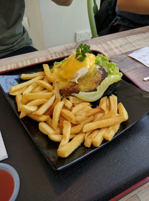 Western Dish topped with Egg
- It's ok at Touch Veggie Delight in Penang