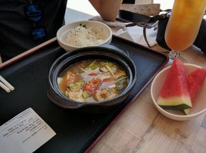 Thai TomYum Set Meal at Touch Veggie Delight in Penang