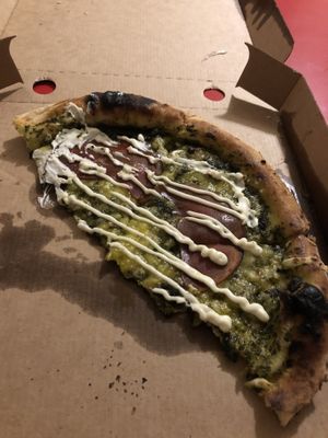 Vegan pizza at Stoned Pizza in Dublin