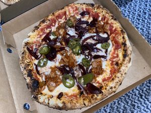 Vegan Pulled Pork Pizza   at Stoned Pizza in Dublin