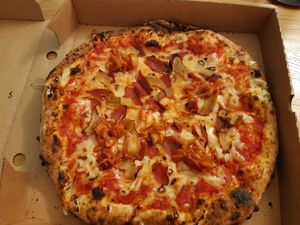 Meat feast at Stoned Pizza in Dublin