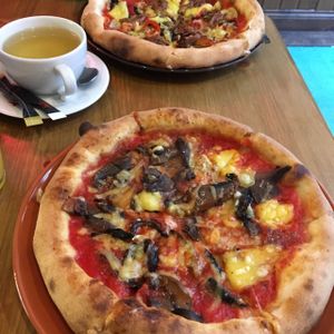 vegan pizza at Stoned Pizza in Dublin