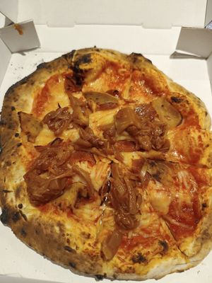 Meat Feast pizza at Stoned Pizza in Dublin