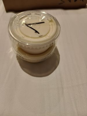 Garlic mayo at Stoned Pizza in Dublin