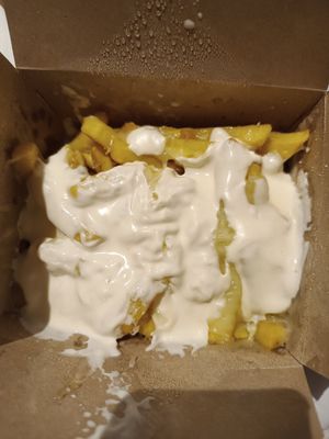 Garlic cheese chips (large) at Stoned Pizza in Dublin