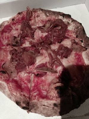 Meat feast pizza at Stoned Pizza in Dublin