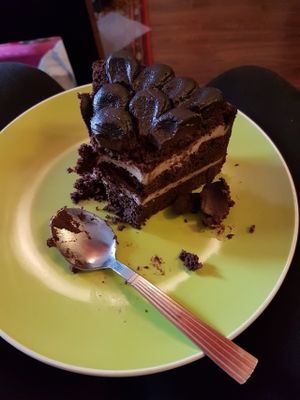 They got amazing cakes   at Stoned Pizza in Dublin