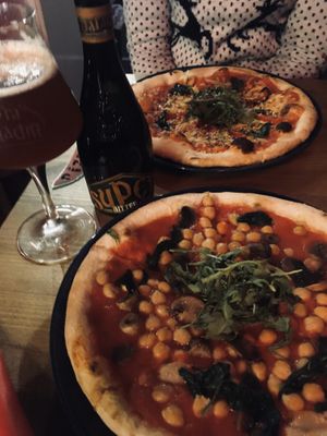 chickpeas pizza 🍕  at Stoned Pizza in Dublin