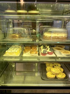 A part of treats selection at The Apple Pie in Ambleside