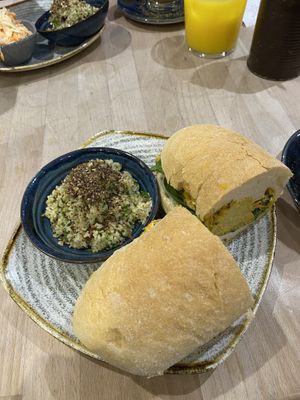 cauliflower coronation   at The Apple Pie in Ambleside