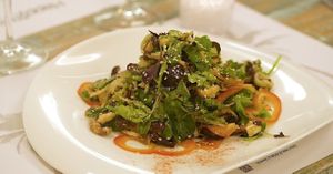 Original Bangkok Mix Salad at HappyRaw Natural Restaurant in Faenza