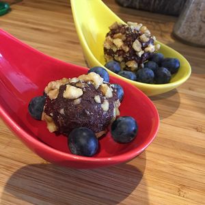 brownies at Olistik in Drummondville