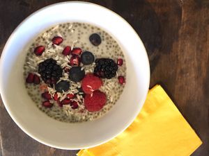 poudding bon matin at Olistik in Drummondville