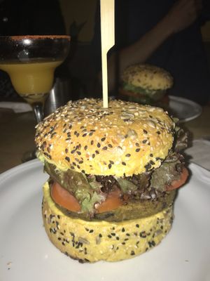 Hambúrguer  at Mantra Gastronomia e Arte in Porto Alegre