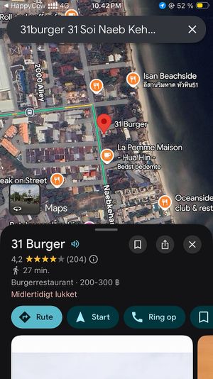 Temporarily closed   at 31burger in Hua Hin
