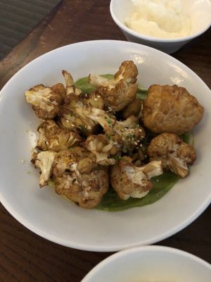 Cauliflower Tiganites at Zaytinya in Washington