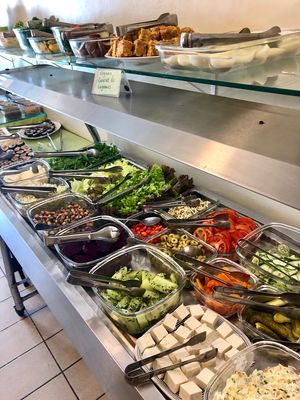 Salad bar at Formosa in Joinville