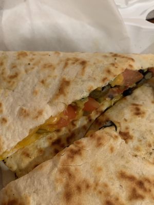 Vegan quesadilla   at The Hollow in Albany