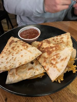 Vegan quesadilla  at The Hollow in Albany