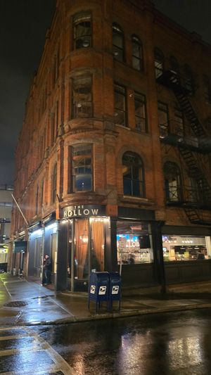 Outside at The Hollow in Albany