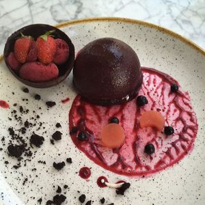 Chocolate Dessert  at Alive in Vilnius
