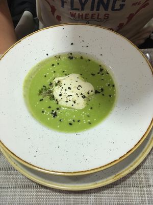 pea soup at Alive in Vilnius