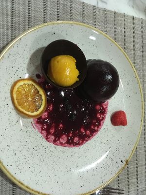 chocolate spheres  at Alive in Vilnius