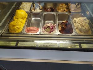 Vegan gelato selection at Girls and Boys in Fitzroy