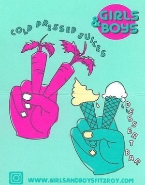 Logo at Girls and Boys in Fitzroy