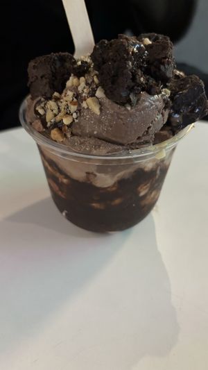 Chocolate sundaee  at Girls and Boys in Fitzroy