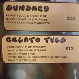 Sundaes and gelato at Girls and Boys in Fitzroy