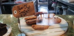 Choc chip cookies at Girls and Boys in Fitzroy