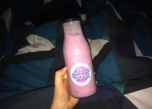 Berry shake at Girls and Boys in Fitzroy