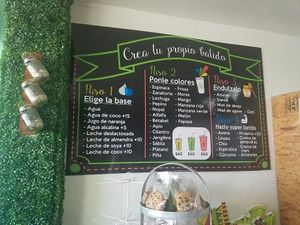 menu board June 2017 at Tiki Fresh Food in Puerto Penasco