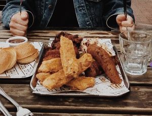 Bbq plate  at The b.east in Brunswick East